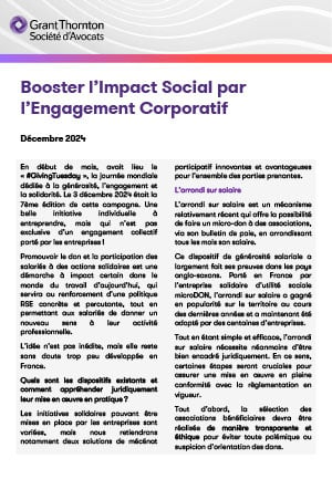 Booster l’Impact Social par l’Engagement Corporatif