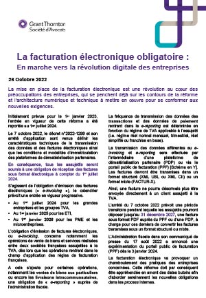 Facturation électronique 