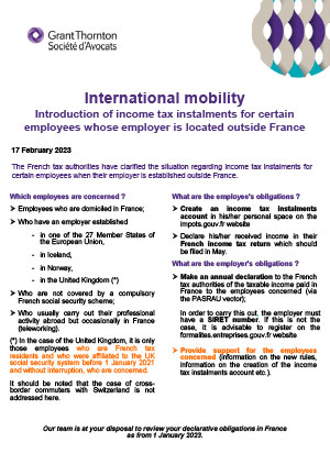 International Mobility