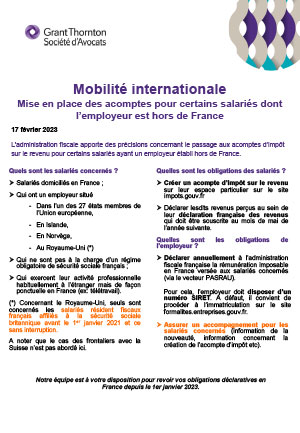 Mobilité Internationale