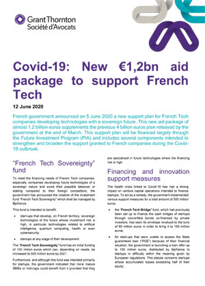Covid-19: New €1,2bn aid package to support French Tech